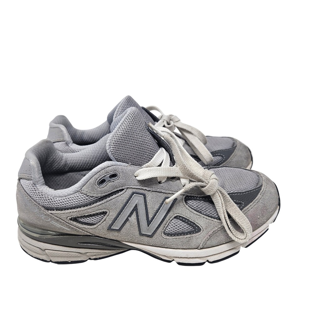 New Balance 990v4 Grey Suede Mesh Running Shoes GC990GR4 Women 8.5 - Mens Size 7